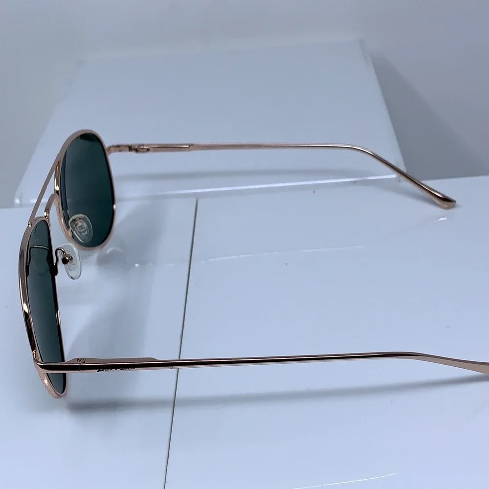Peppers Unisex Maverick Polarized Aviator Sunglasses New